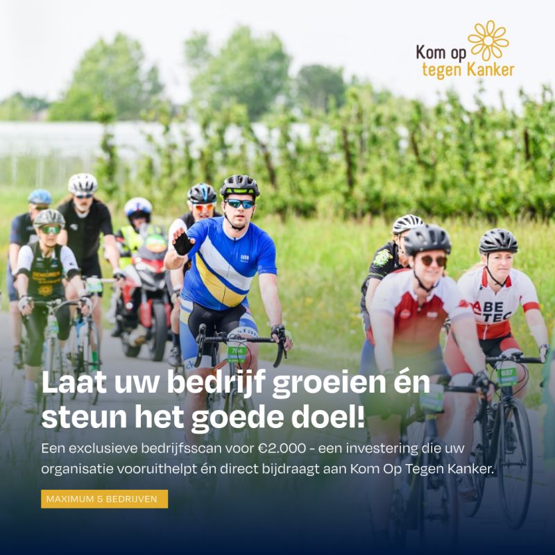 Stanwick Samen steunen we Kom Op Tegen Kanker