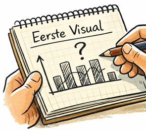 De eerste visual is een hypothese, geen&nbsp;afgewerkt product